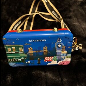 Starbucks Blue and Red Crossbody Bag